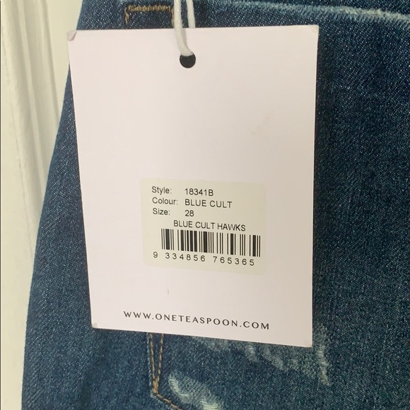 One Teaspoon High Waisted Denim Shorts Sz. 28 - Picture 3 of 3